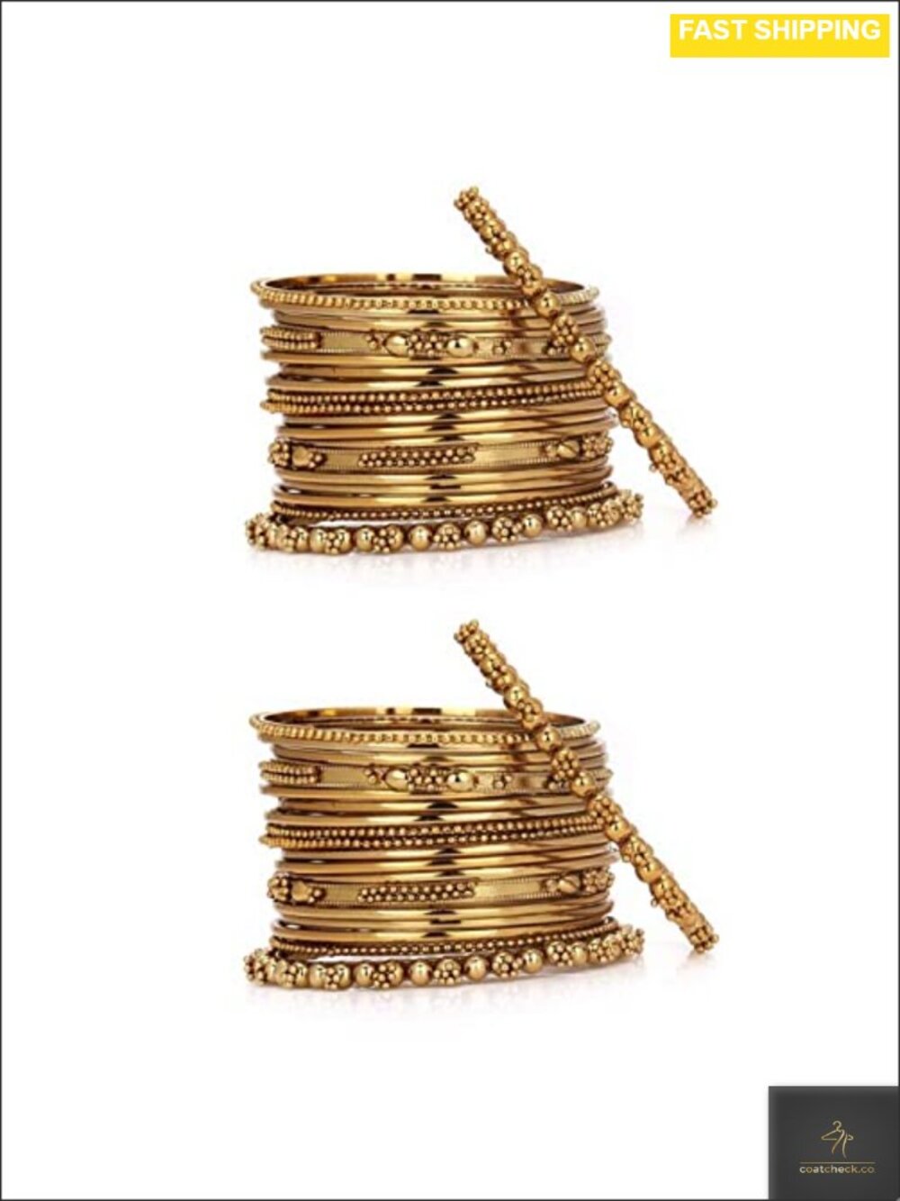 Oxidized Metal Bangle Set 40 Pieces Boho Statement Jewelry